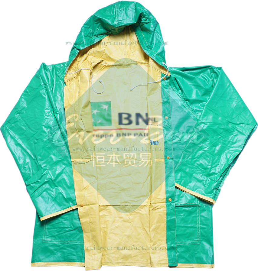 Reversible PVC heavy duty rain gear manufacturer